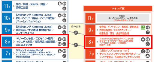 あべのハルカス近鉄8階