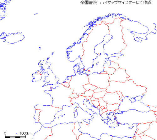 帝国書院・地図