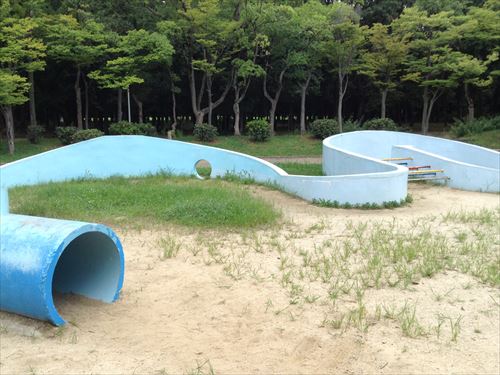 大泉緑地大型遊具公園①「わんぱくランド」