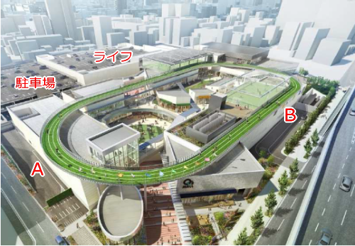 もりのみやキューズモールBASE・完成図