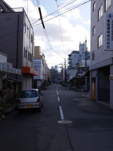 玉造稲荷神社の入口周辺