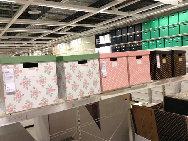 IKEAの紙（段ボール）の収納グッズ・小物入れ