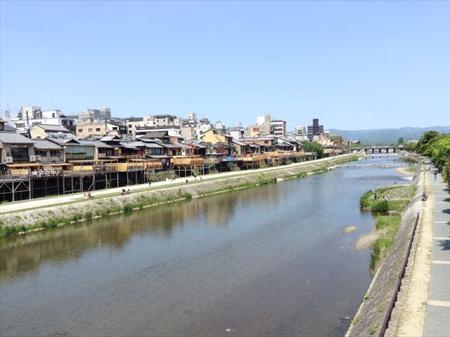 四条大橋からの鴨川