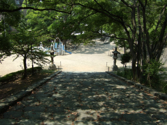 岡公園。和歌山城前