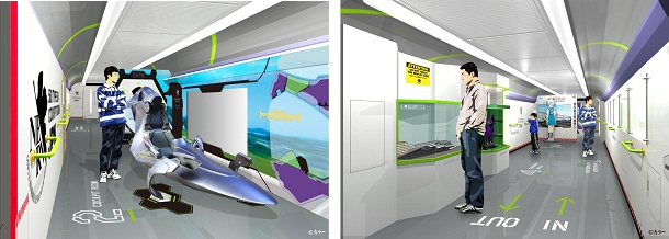 新幹線こだまエヴァンゲリオン・1号車内装