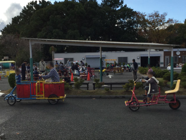 「万博おもしろ自転車広場」色々な自転車