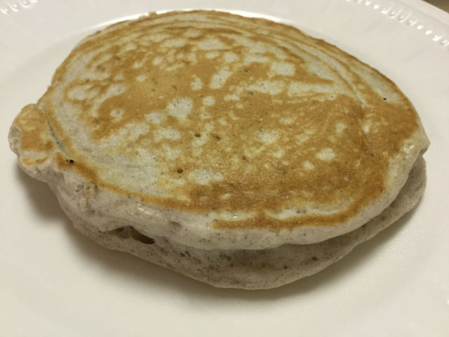 九州パンケーキをふわっと焼き上げに成功