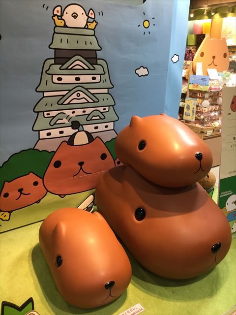 キディランド大阪梅田店のカピバラさん