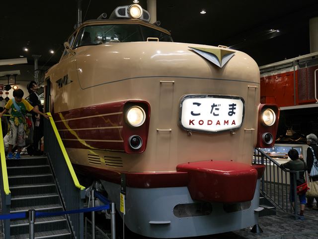 京都鉄道博物館」展示車両、こだま