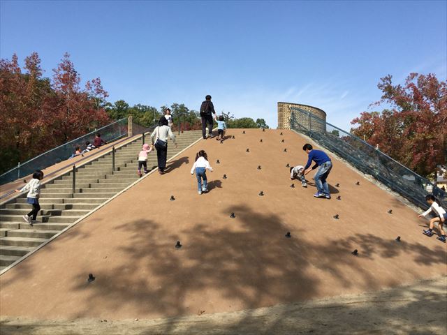 宝が池公園「子どもの楽園」滑り台