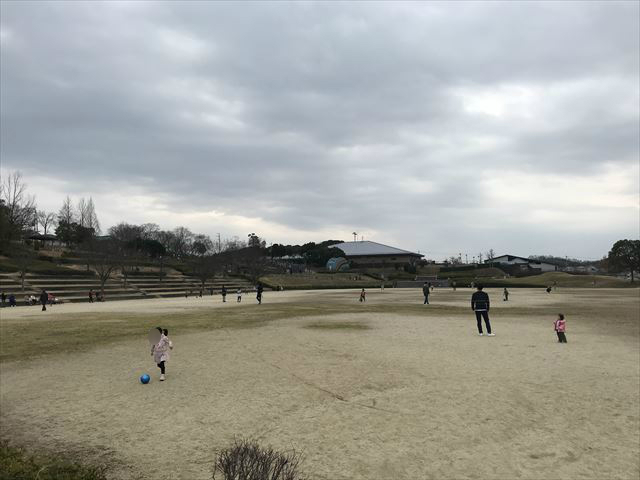 竹取公園の芝生広場