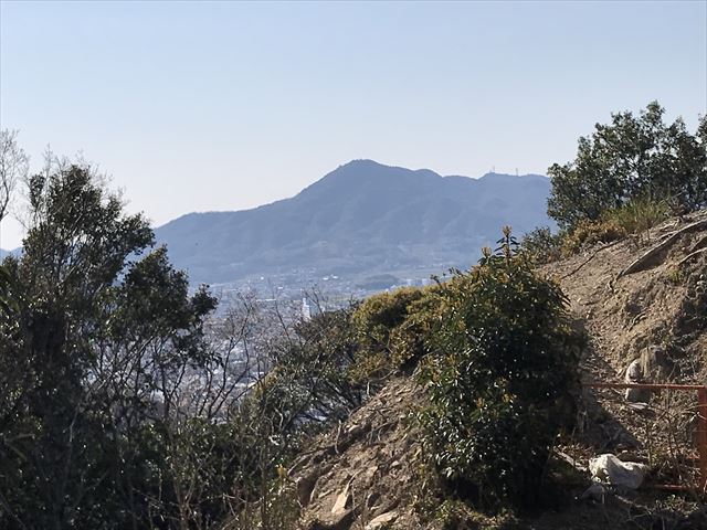 洲本城（三熊山）登山時に見える景色