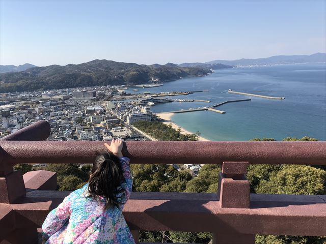 洲本城（三熊山）山頂から見える景色