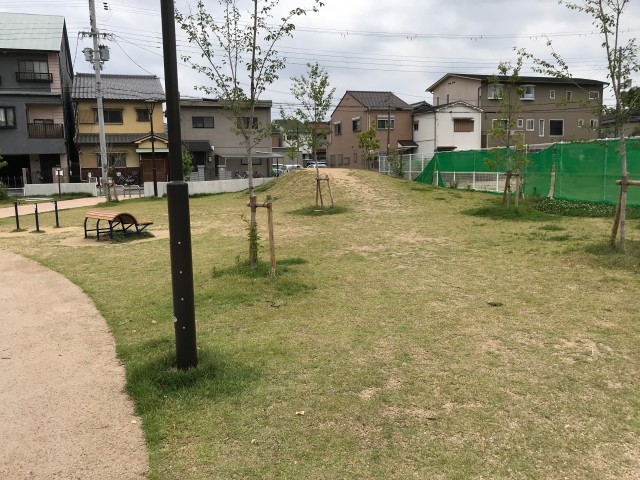 「三国ヶ丘公園」緩やかな丘