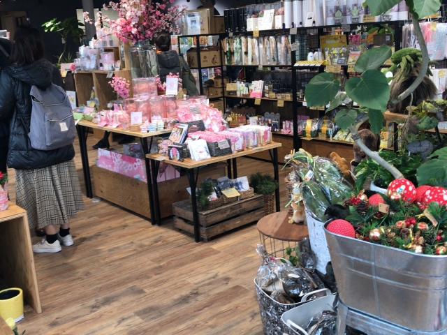 てんしばイーナの「ガーデナーズ天王寺（Gardener's Tennouji）」店内の様子