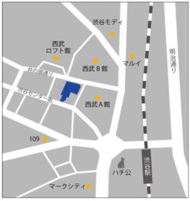 IKEA渋谷地図