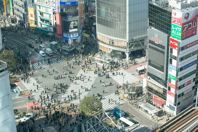 渋谷スクランブル交差点