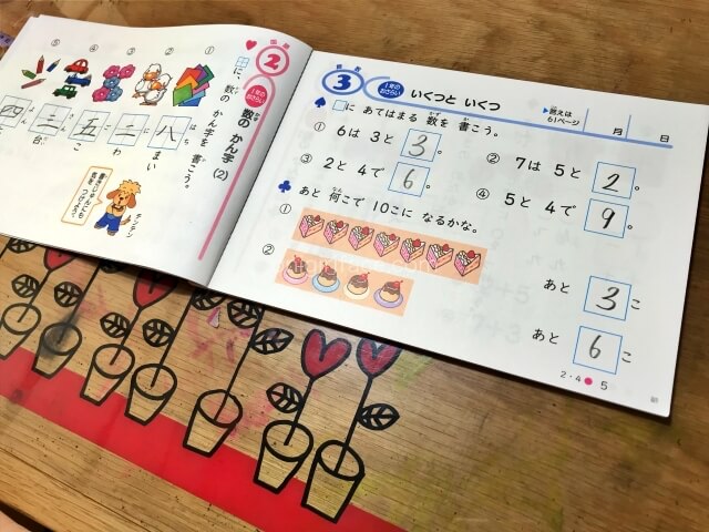 小学ポピー2年生「1日1枚 ひめくりドリル」の内容