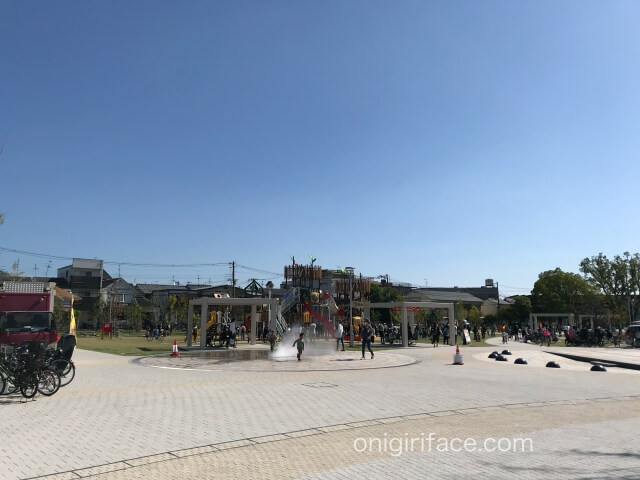 大枝公園「水の遊び場」