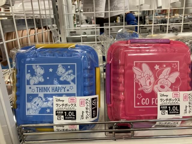 ダイソーお弁当箱「ミッキー＆フレンズ」