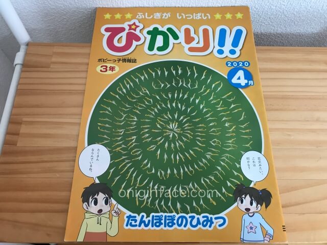 小学ポピー3年生「情報誌ぴかり」