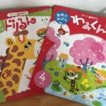 幼児ポピー年中「あかどり」の教材「ドリるん」と「わあくん」