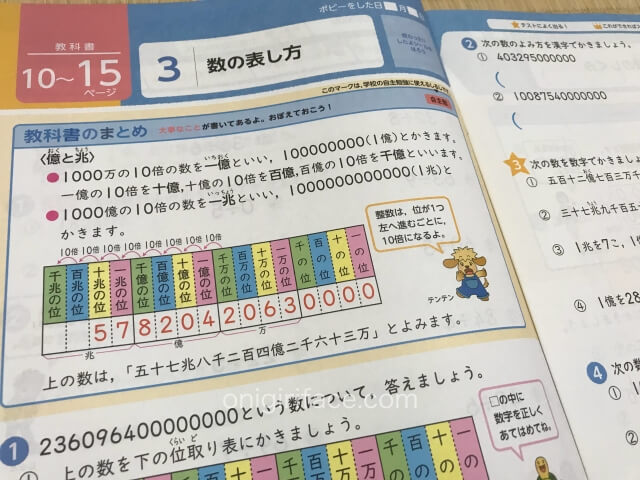 小学ポピー4年生「算数」の教材