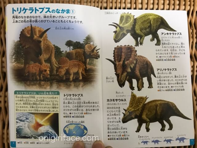 ハッピーセット図鑑「恐竜トリケラトプス」