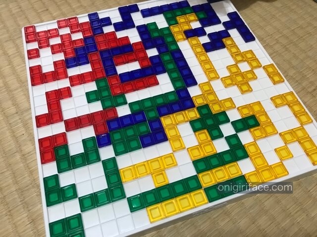 ブロックス（blokus）を子供・家族と対戦中