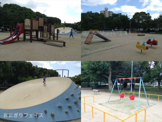 長居公園の遊具「南こども広場」