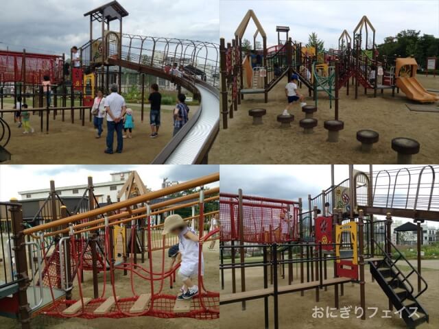 梅小路公園すざくゆめ広場の遊具