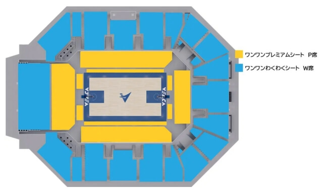 「ワンワンワンダフルアリーナ2026長崎公演」座席