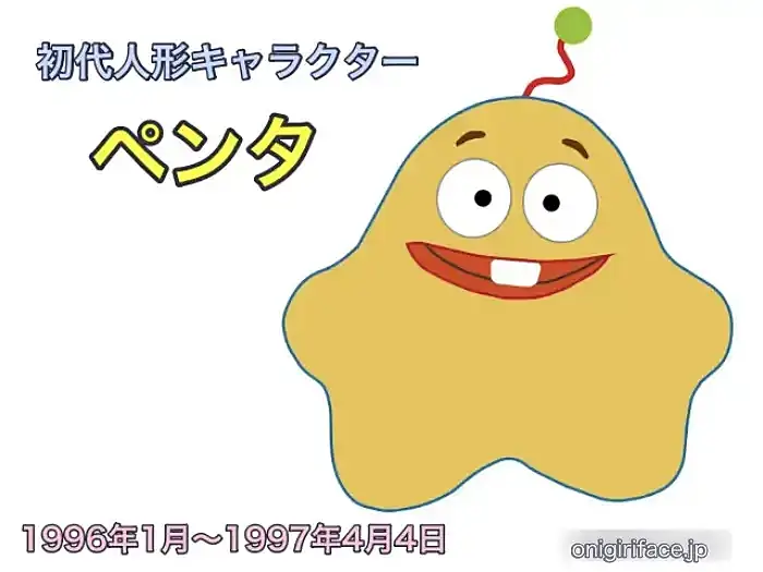 いないいないばあっ！初代人形キャラクター：ペンタ